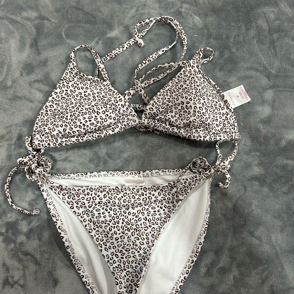 Leopard Print Bikini Set